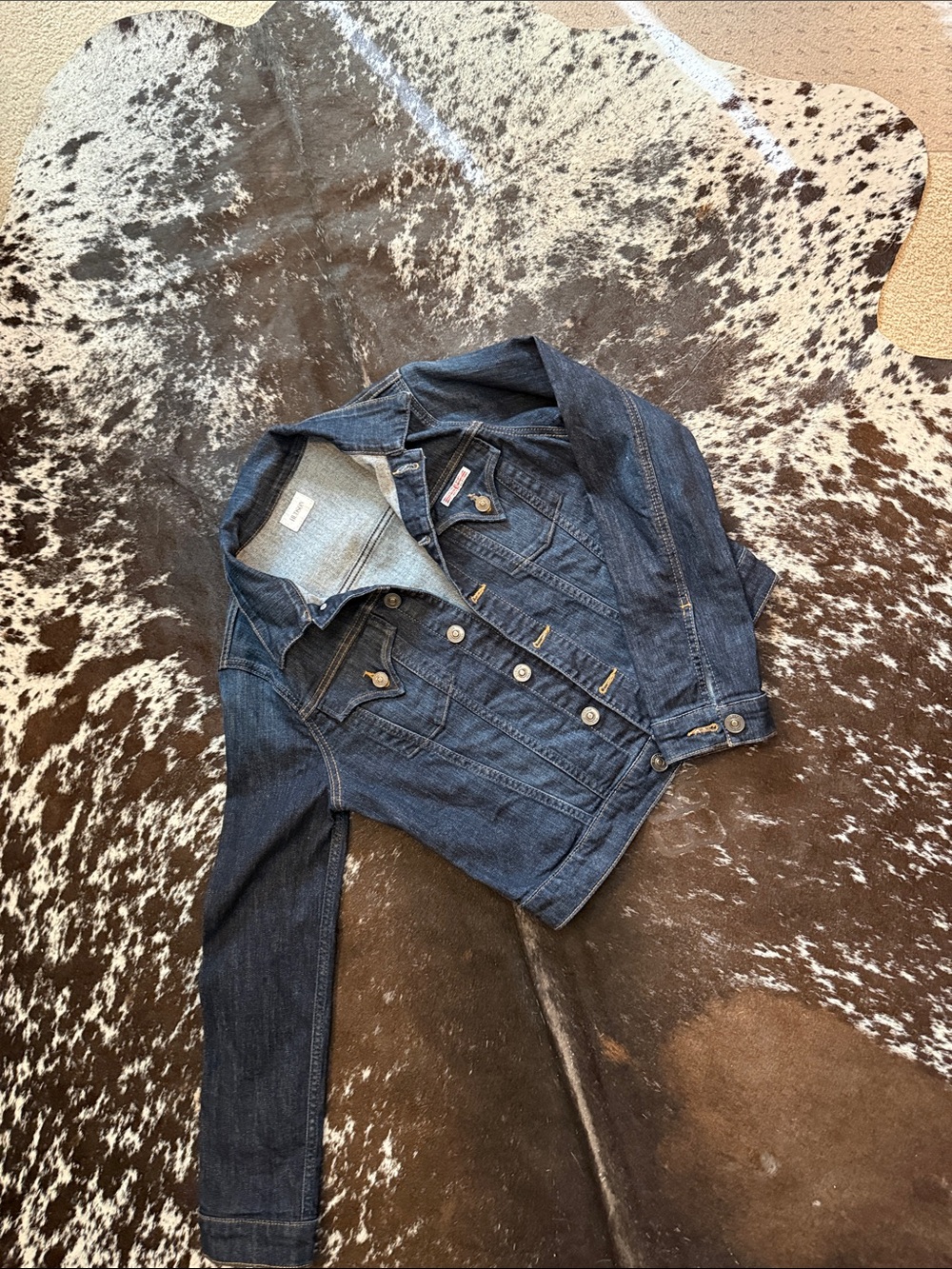 Vintage Hudson Dark Blue Denim Jacket size medium